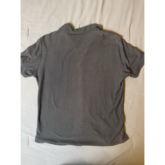 Robert Barakett Men’s Short Sleeve Button Up Shirt Gray Textured Size Large - Picture 9 of 9